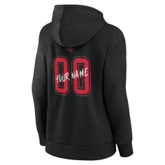 Black Houston Rockets Women's Hustle Custom Pullover Hoodie sale | NBA