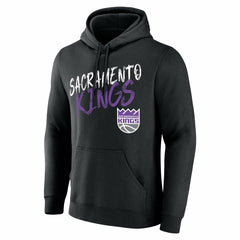 Black Sacramento Kings Hustle Custom Pullover Hoodie | NBA