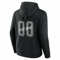 Black San Antonio Spurs Hustle Custom Pullover Hoodie | NBA
