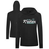 Seattle Kraken Levelwear Women's Slender Monument Raglan Pullover Hoodie - NHL Hoodies