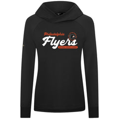 Philadelphia Flyers Levelwear Women's Slender Monument Raglan Pullover Hoodie - NHL Hoodies