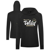 Minnesota Wild Levelwear Women's Slender Monument Raglan Pullover Hoodie - NHL Hoodies