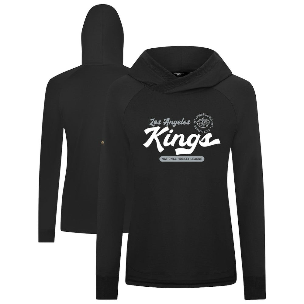 Los Angeles Kings Levelwear Women's Slender Monument Raglan Pullover Hoodie - NHL Hoodies