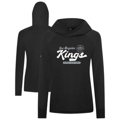 Los Angeles Kings Levelwear Women's Slender Monument Raglan Pullover Hoodie - NHL Hoodies