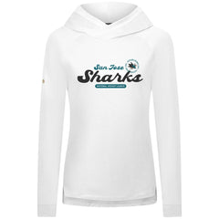 San Jose Sharks Levelwear Women's Slender Monument Raglan Pullover Hoodie - NHL Hoodies