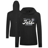 Winnipeg Jets Levelwear Women's Slender Monument Raglan Pullover Hoodie - NHL Hoodies