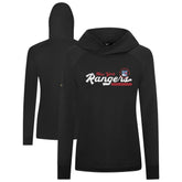 New York Rangers Levelwear Women's Slender Monument Raglan Pullover Hoodie - NHL Hoodies