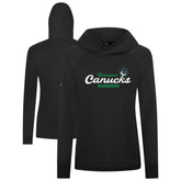 Vancouver Canucks Levelwear Women's Slender Monument Raglan Pullover Hoodie - NHL Hoodies