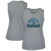 Seattle Kraken Levelwear Women's Macy Banner Arch Tank Top - NHL Tank Top