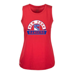 New York Rangers Levelwear Women's Macy Banner Arch Tank Top - NHL Tank Top