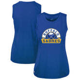 Buffalo Sabres Levelwear Women's Macy Banner Arch Tank Top - NHL Tank Top