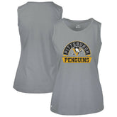 Pittsburgh Penguins Levelwear Women's Macy Banner Arch Tank Top - NHL Tank Top