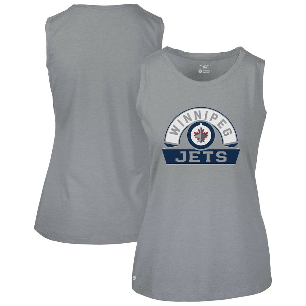 Winnipeg Jets Levelwear Women's Macy Banner Arch Tank Top - NHL Tank Top