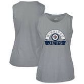 Winnipeg Jets Levelwear Women's Macy Banner Arch Tank Top - NHL Tank Top