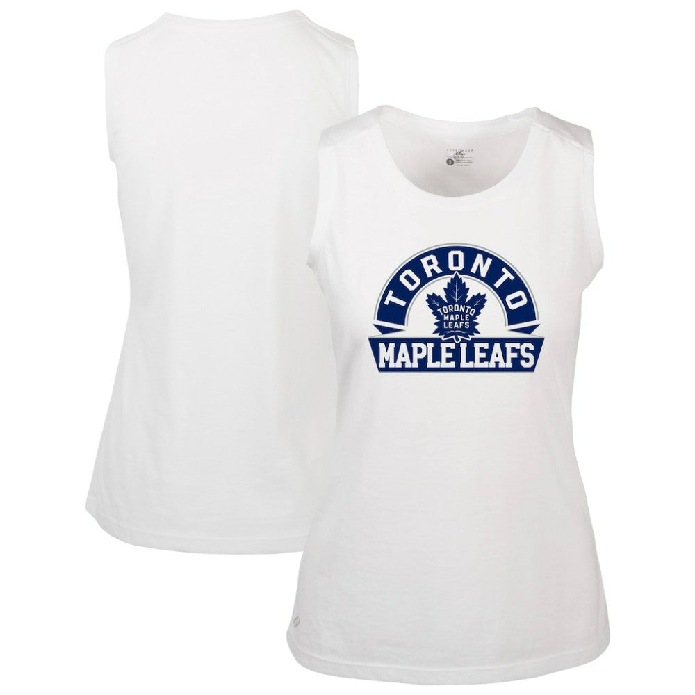 Toronto Maple Leafs Levelwear Women's Macy Banner Arch Tank Top - NHL Tank Top