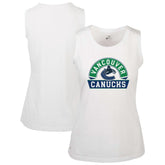 Vancouver Canucks Levelwear Women's Macy Banner Arch Tank Top - NHL Tank Top
