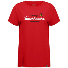 Chicago Blackhawks Levelwear Women's Influx Monument T-Shirt - NHL T-shirts