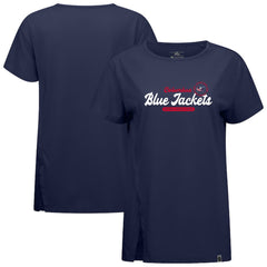 Columbus Blue Jackets Levelwear Women's Influx Monument T-Shirt - NHL T-shirts