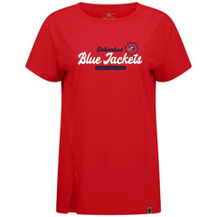 Columbus Blue Jackets Levelwear Women's Influx Monument T-Shirt - NHL T-shirts