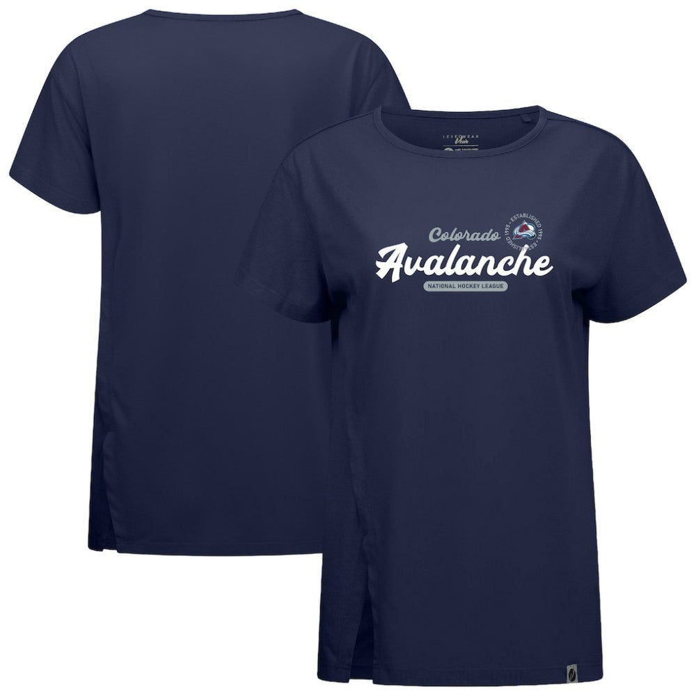 Colorado Avalanche Levelwear Women's Influx Monument T-Shirt - NHL T-shirts