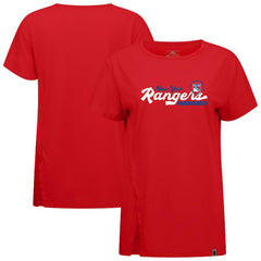 New York Rangers Levelwear Women's Influx Monument T-Shirt - NHL T-shirts