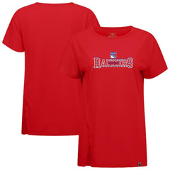 New York Rangers Levelwear Women's Influx Journey T-Shirt - NHL T-shirts