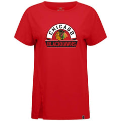 Chicago Blackhawks Levelwear Women's Influx Banner Arch T-Shirt - NHL T-shirts