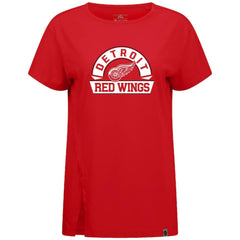 Detroit Red Wings Levelwear Women's Influx Banner Arch T-Shirt - NHL T-shirts