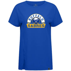 Buffalo Sabres Levelwear Women's Influx Banner Arch T-Shirt - NHL T-shirts