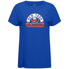 New York Islanders Levelwear Women's Influx Banner Arch T-Shirt - NHL T-shirts