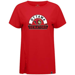 Ottawa Senators Levelwear Women's Influx Banner Arch T-Shirt - NHL T-shirts