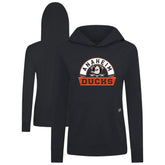 Anaheim Ducks Levelwear Women's Relay Banner Arch Pullover Hoodie - NHL Hoodies