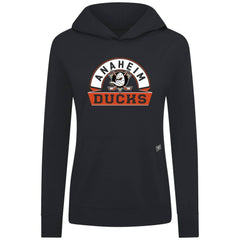 Anaheim Ducks Levelwear Women's Relay Banner Arch Pullover Hoodie - NHL Hoodies