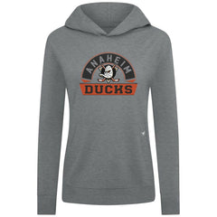 Anaheim Ducks Levelwear Women's Relay Banner Arch Pullover Hoodie - NHL Hoodies