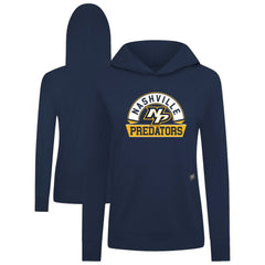 Nashville Predators Levelwear Women's Relay Banner Arch Pullover Hoodie - NHL Hoodies