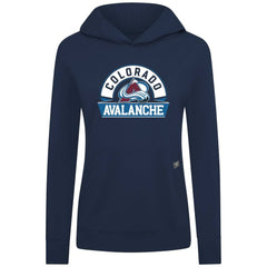 Colorado Avalanche Levelwear Women's Relay Banner Arch Pullover Hoodie - NHL Hoodies