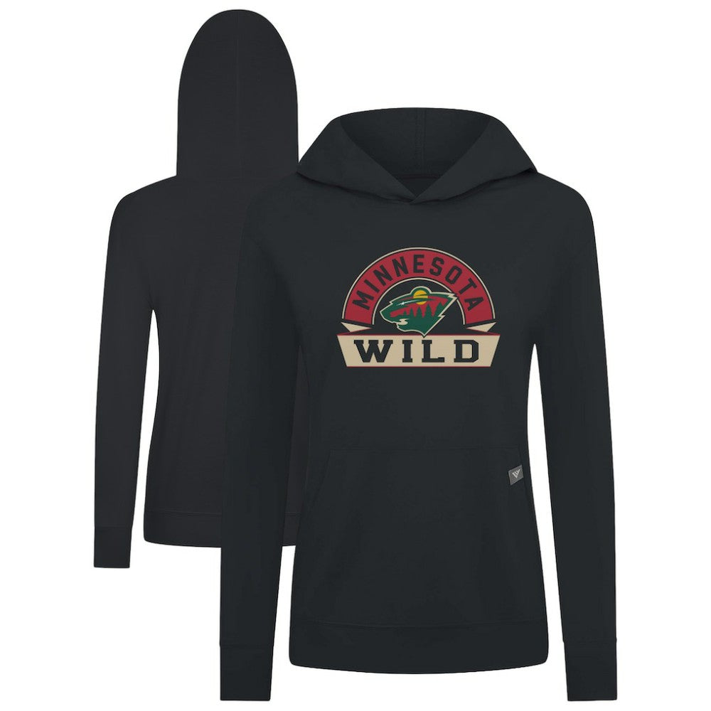 Minnesota Wild Levelwear Women's Relay Banner Arch Pullover Hoodie - NHL Hoodies
