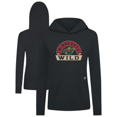 Minnesota Wild Levelwear Women's Relay Banner Arch Pullover Hoodie - NHL Hoodies