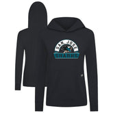San Jose Sharks Levelwear Women's Relay Banner Arch Pullover Hoodie - NHL Hoodies