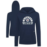 Winnipeg Jets Levelwear Women's Relay Banner Arch Pullover Hoodie - NHL Hoodies