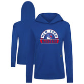 New York Rangers Levelwear Women's Relay Banner Arch Pullover Hoodie - NHL Hoodies