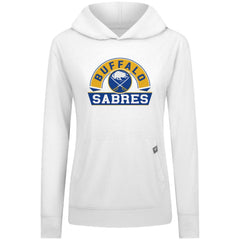 Buffalo Sabres Levelwear Women's Relay Banner Arch Pullover Hoodie - NHL Hoodies