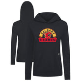 Calgary Flames Levelwear Women's Relay Banner Arch Pullover Hoodie - NHL Hoodies