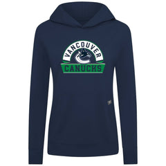 Vancouver Canucks Levelwear Women's Relay Banner Arch Pullover Hoodie - NHL Hoodies