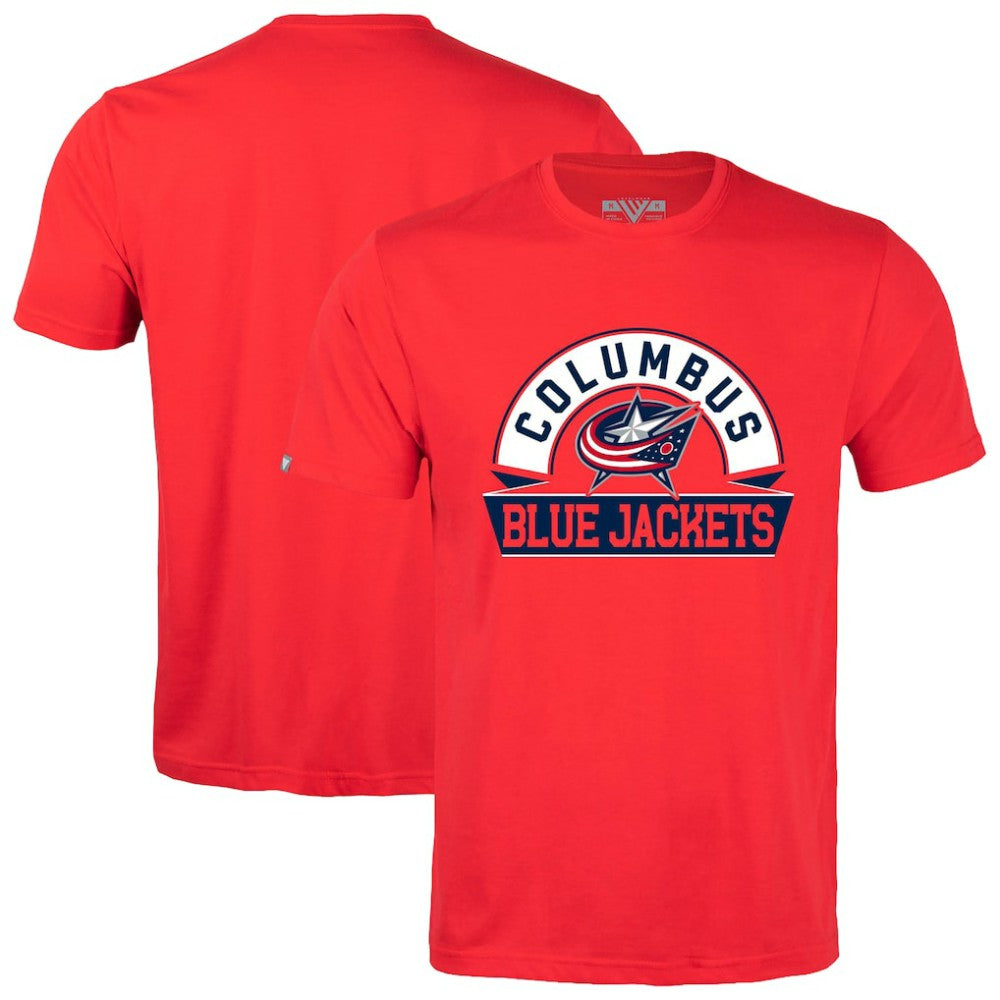 Columbus Blue Jackets Levelwear Richmond Banner Arch T-Shirt - NHL T-shirts