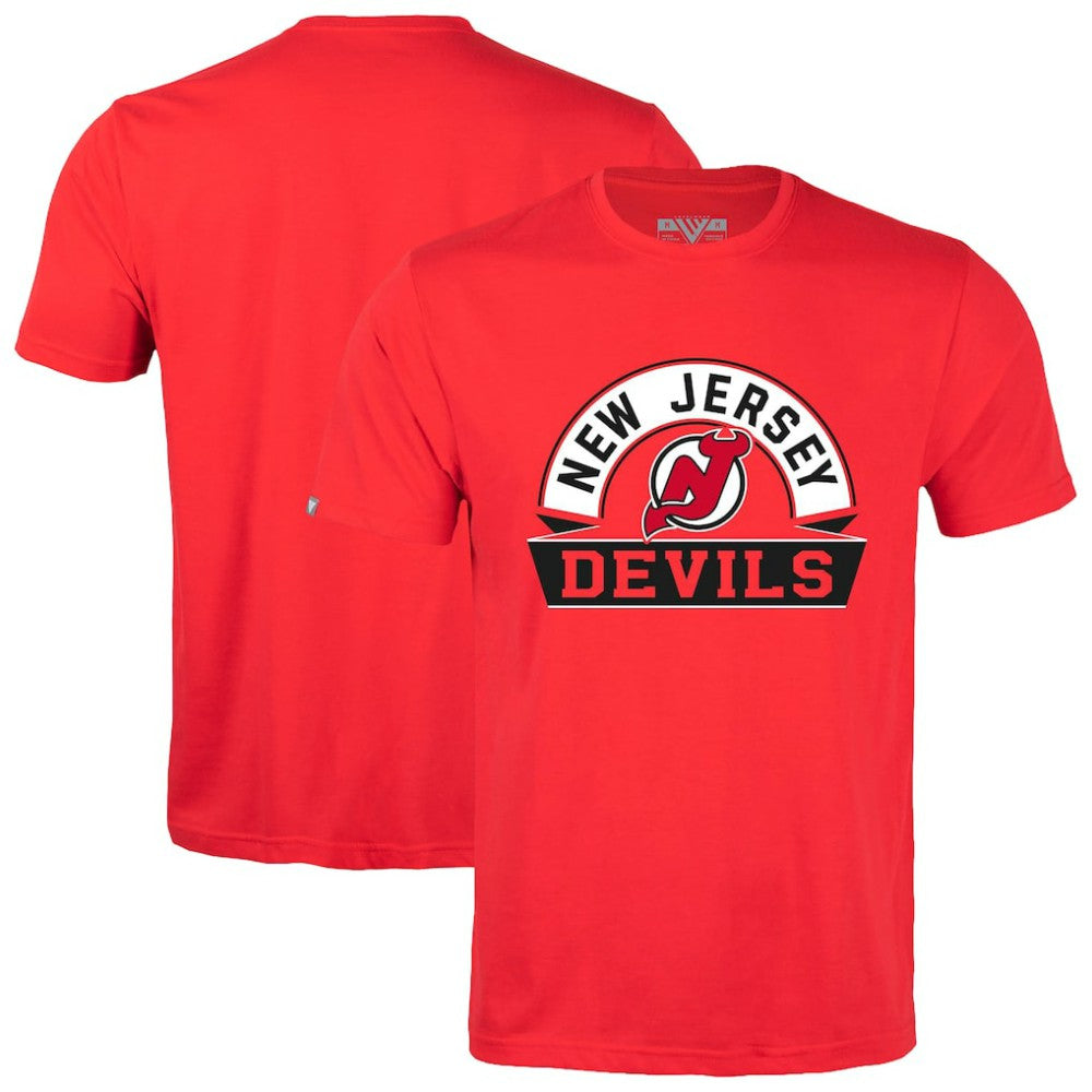 New Jersey Devils Levelwear Richmond Banner Arch T-Shirt - NHL T-shirts