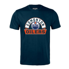 Edmonton Oilers Levelwear Richmond Banner Arch T-Shirt - NHL T-shirts