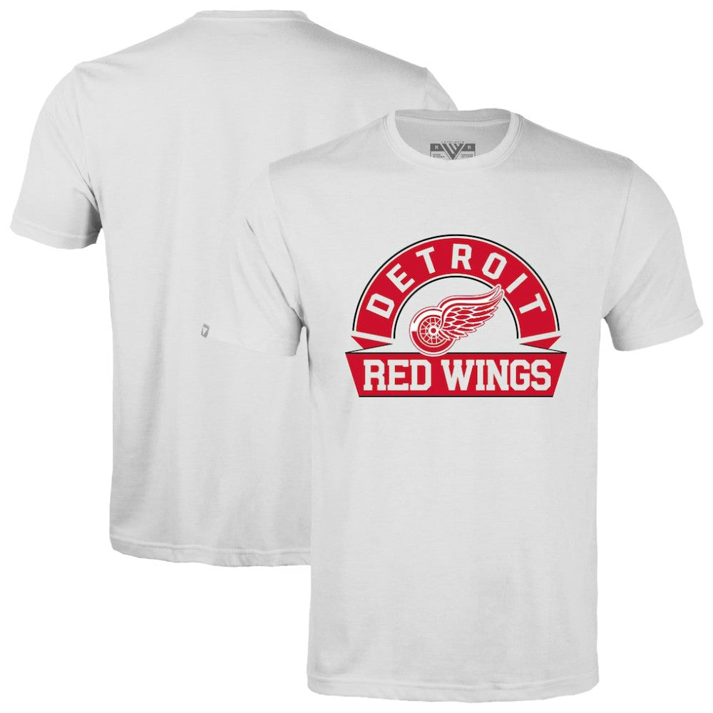 Detroit Red Wings Levelwear Richmond Banner Arch T-Shirt - NHL T-shirts