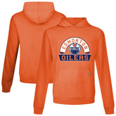 Edmonton Oilers Levelwear Relay Banner Arch Pullover Hoodie - NHL Hoodies