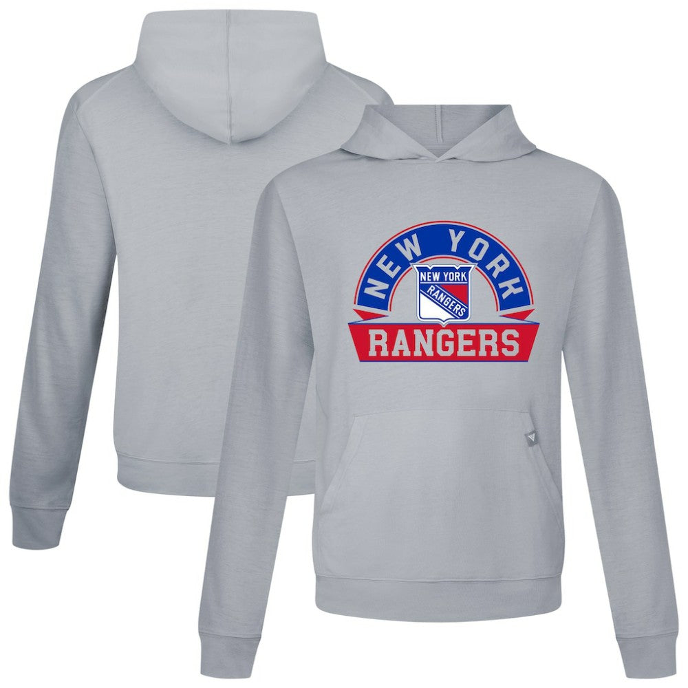New York Rangers Levelwear Relay Banner Arch Pullover Hoodie - NHL Hoodies